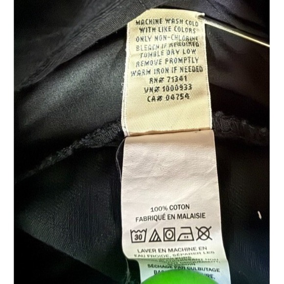 L.L. BEAN Womens Classic Fit Chino‎ Pants - Size 16 Petite - Black - Picture 6 of 7